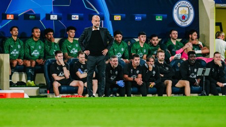 THE BOSS: On the touchline.