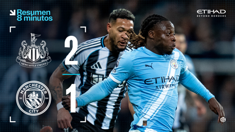 Newcastle 2-1 City: resumen extendido
