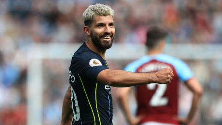 CLASS ACT: Francis Lee says Sergio Aguero's game has been elevated again under the leadership of Pep Guardiola