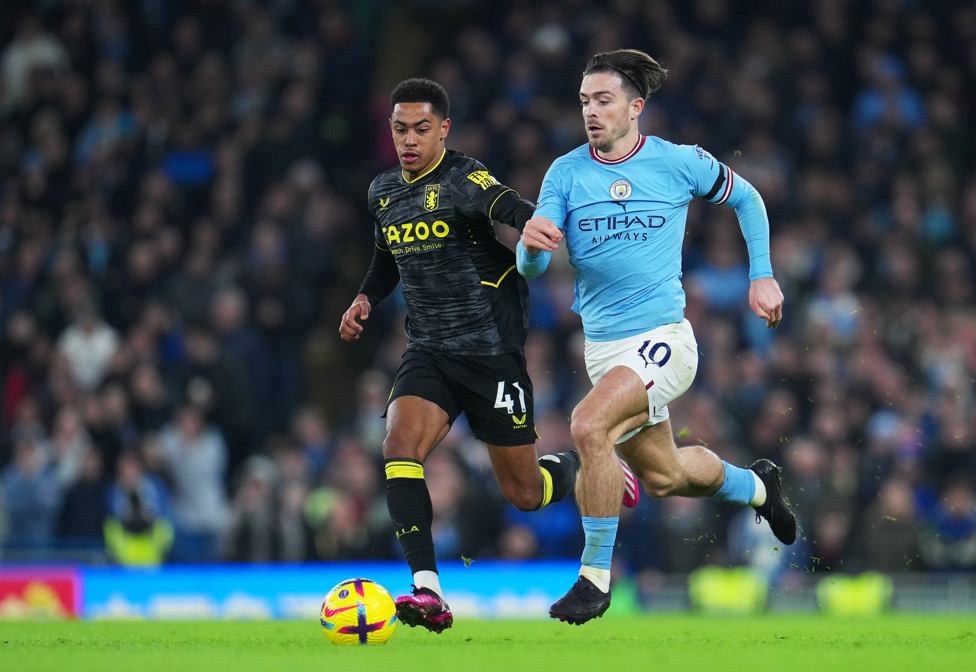 BOA PARTIDA : Jack Grealish teve mais uma boa apresentação com a camisa do City.