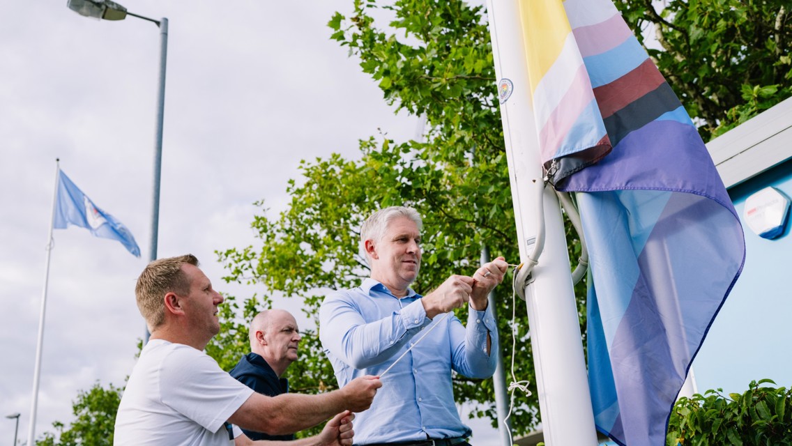 Manchester City once again proudly supports Manchester Pride celebrations