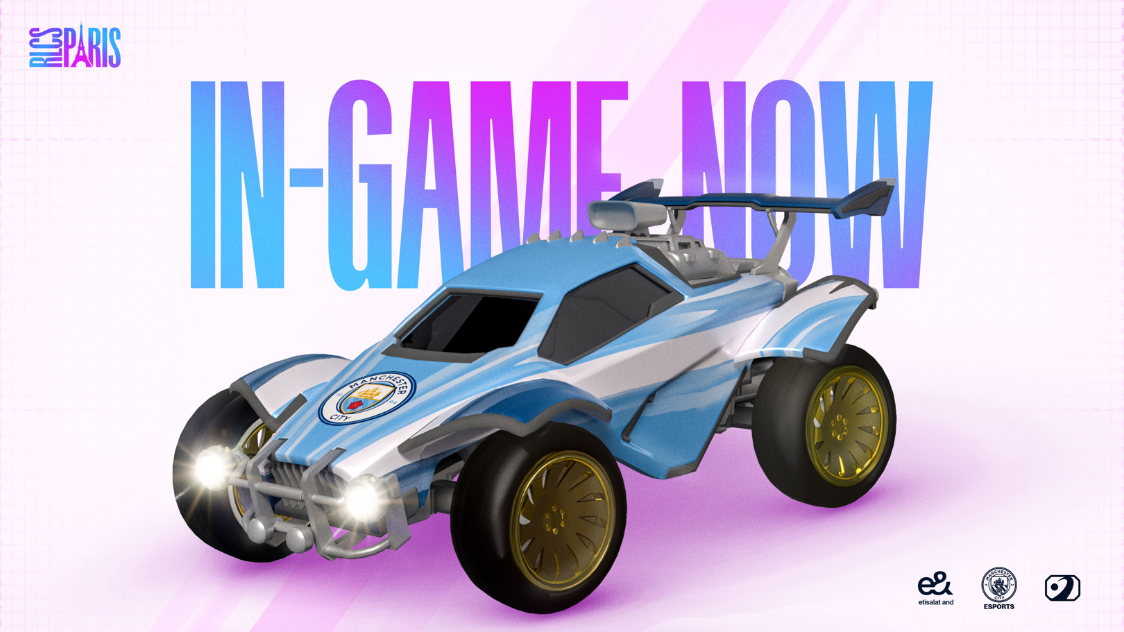 Man City Esports launch Rocket League decal