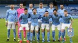 SQUAD GOALS: The starting team pose for a photo ahead of kick-off.
