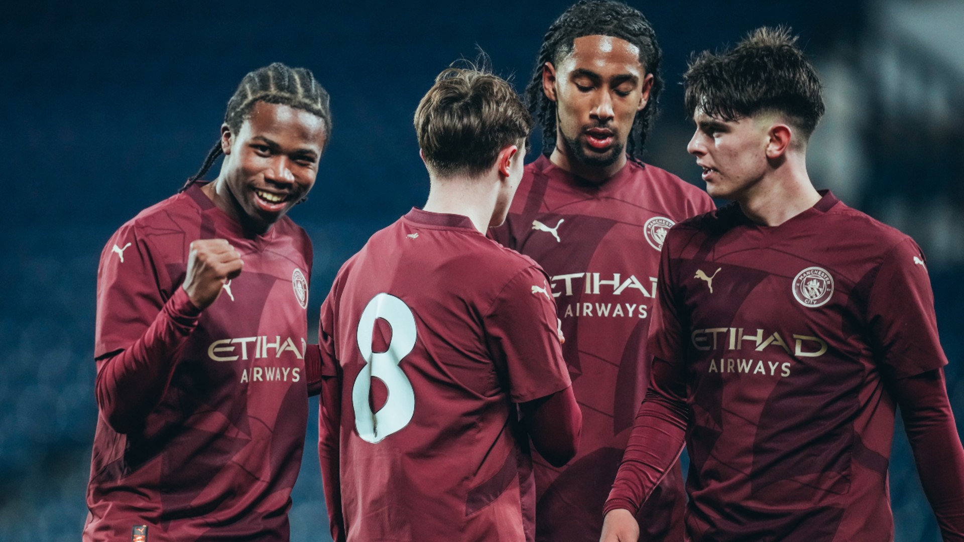 SIX OF THE BEST: It was a night to savour for the City youngsters