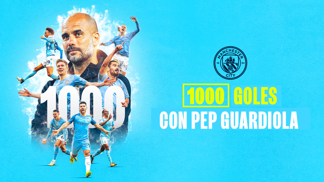 1000 goles con Pep Guardiola