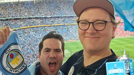Cityzens Win a Trip competition winner Michael attends FA Cup final