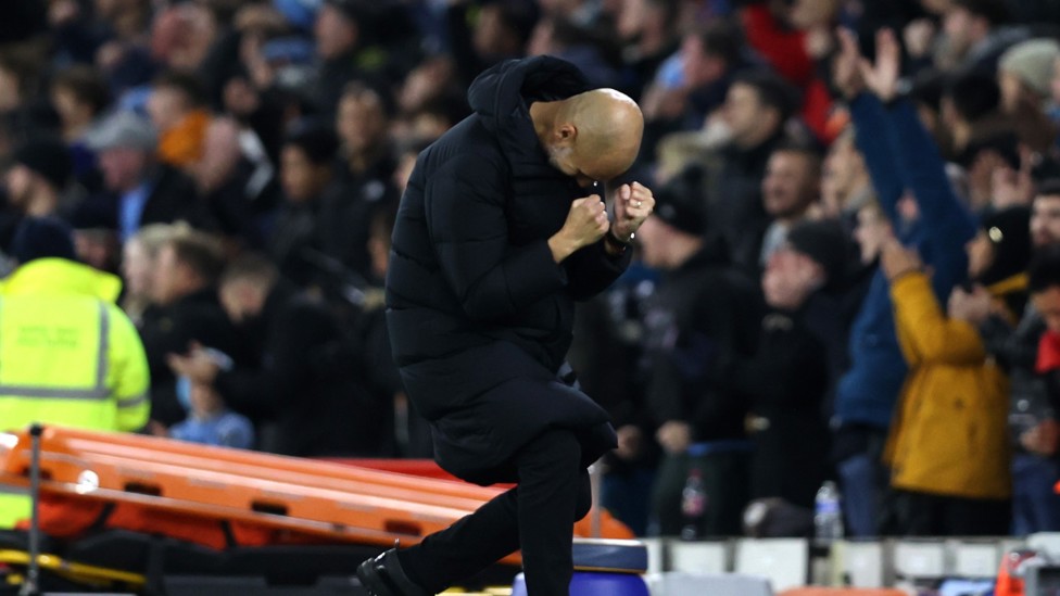 PEP APPROVED : The boss was delighted with our first half display.