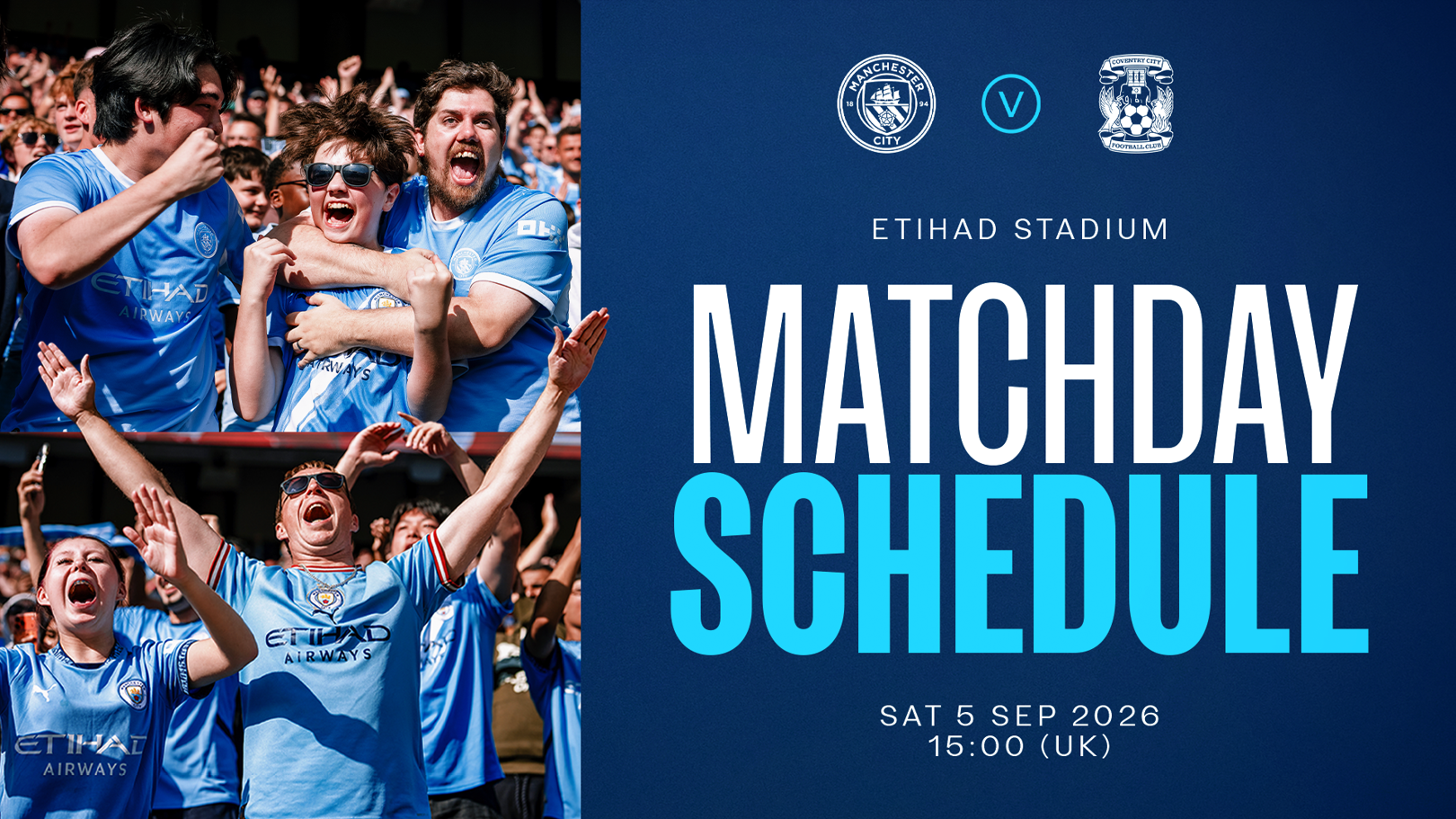  City v Coventry: Etihad Stadium Matchday Activations