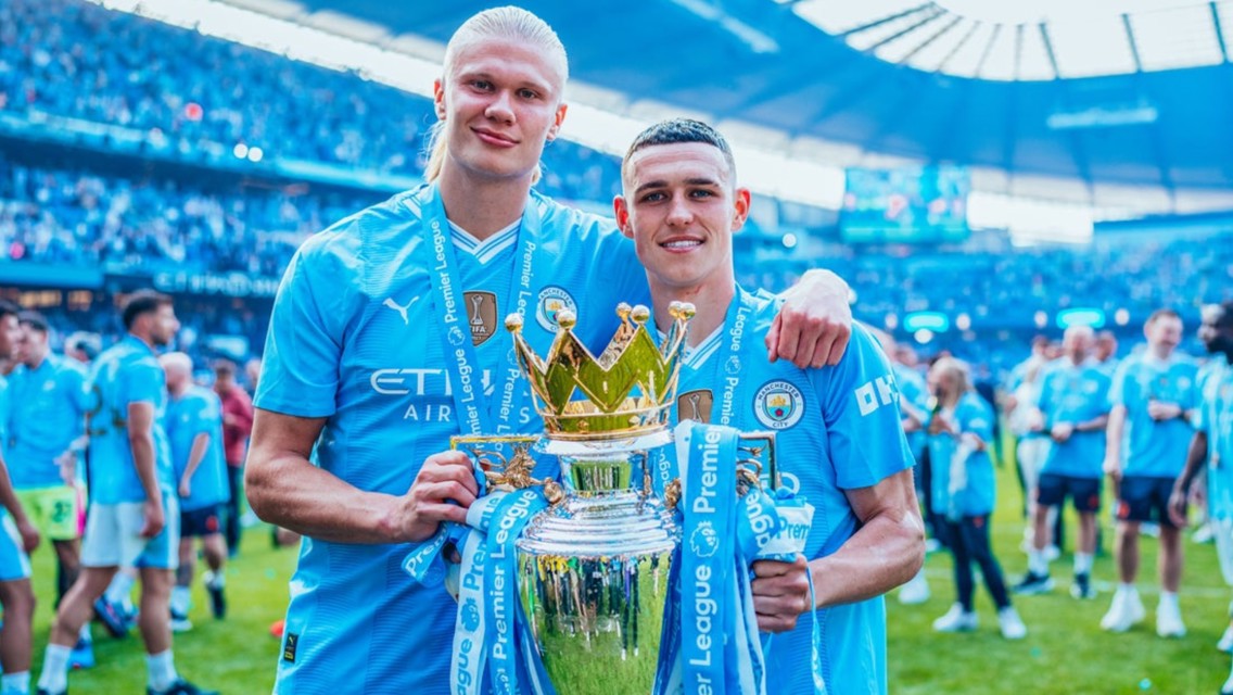 Quatro jogadores do City nomeados para o time de torcedores da temporada da Premier League