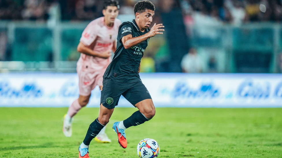 RUNNING RICO : Getting forward early on.