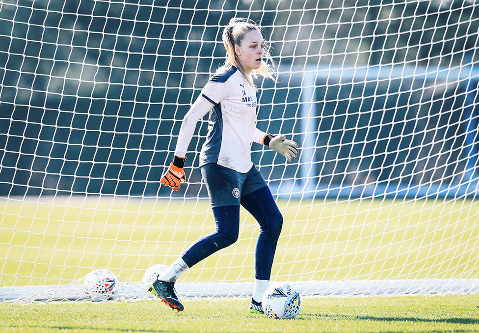 GOLDEN GLOVES : Ellie Roebuck says there is 'no excuse' for City not to conquer Europe with the talent amongst the squad