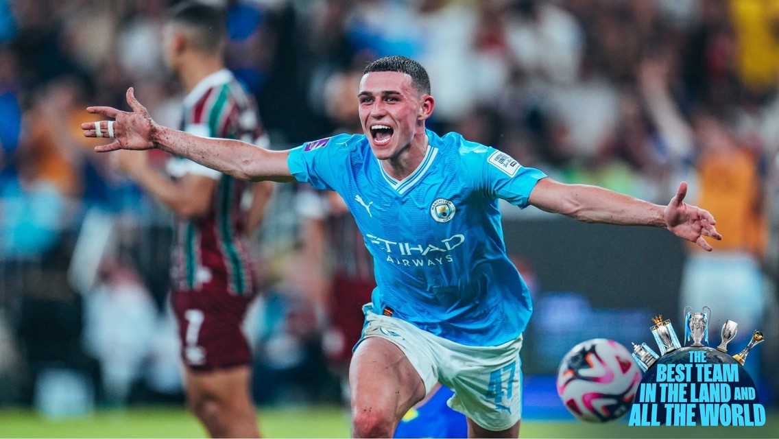 Foden “felizaço” após a glória no Mundial de Clubes