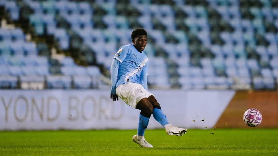 THREE CHEERS: Ryan McAidoo's goal rounded off a superb second half.