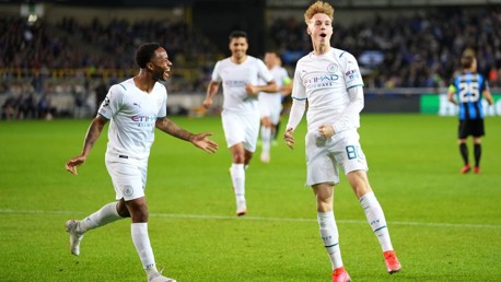 WHAT A MOMENT: Palmer clearly enjoyed his first UCL goal!