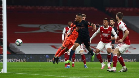 HEADY HEIGHTS: Gabriel Jesus puts us into an early lead