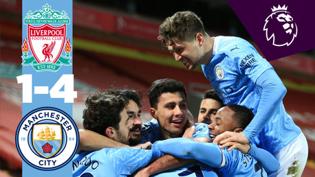 Liverpool 1-4 City: resumen breve