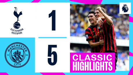 Classic highlights: Spurs 1-5 City