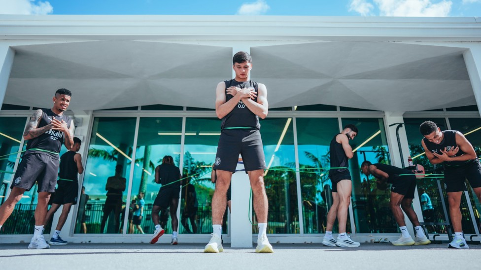 MAN IN BLACK : Abdukodir Khusanov takes a breath