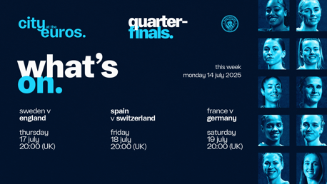 UEFA Euros quarter-finals: How can I watch City stars on TV? 