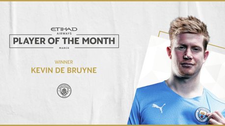 De Bruyne Terpilih Sebagai Etihad Player Of The Month
