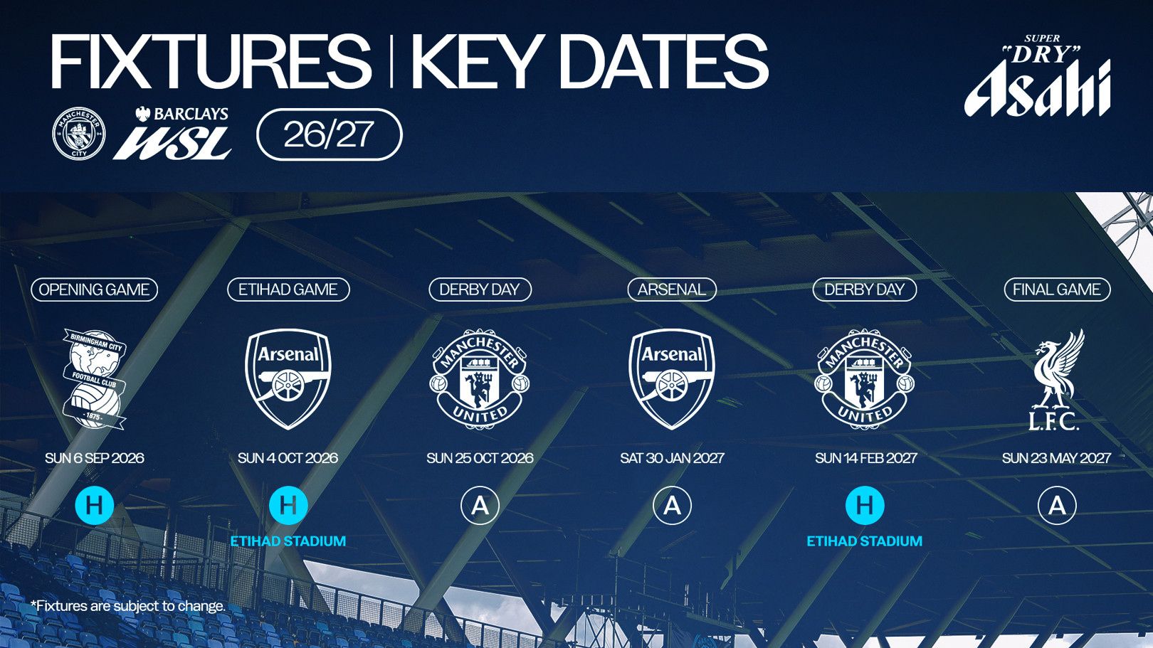 Standout WSL dates to add to your diary 