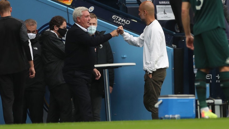 BOS : Guardiola menyapa Bruce