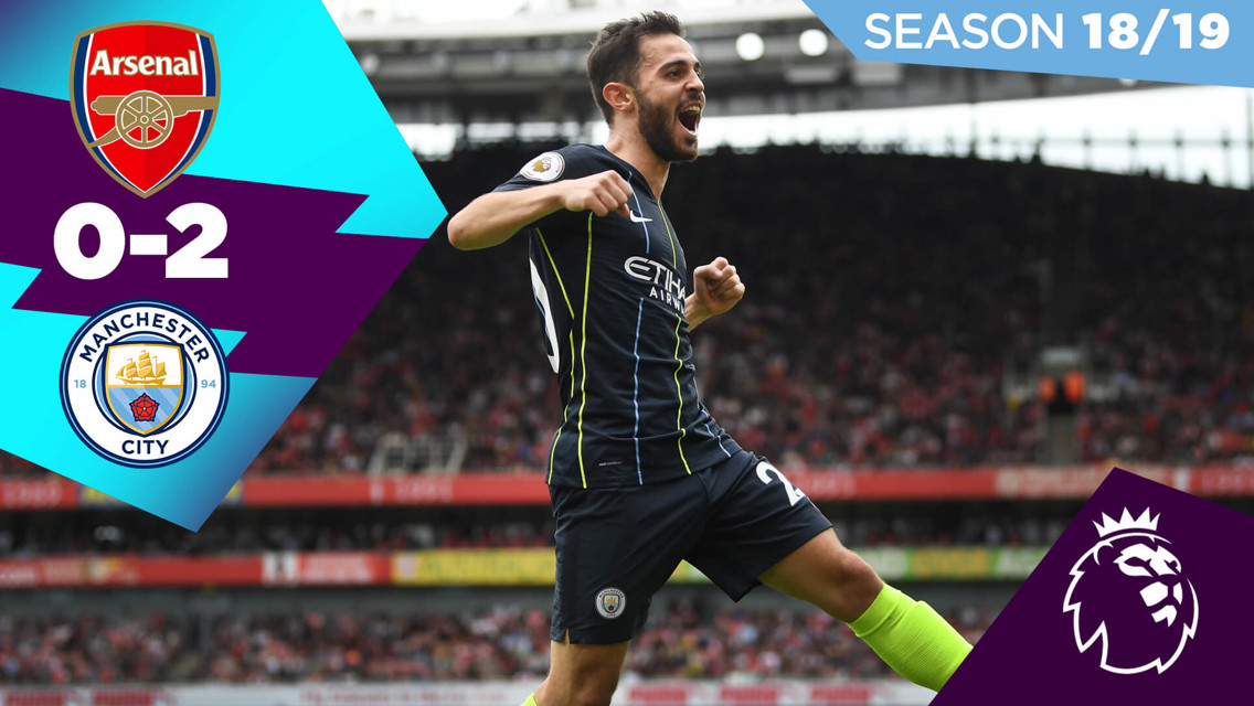 Arsenal 0-2 City: Full match replay 2018/19