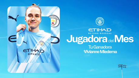 Miedema gana el premio Etihad a la Jugadora del Mes de enero
