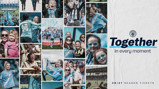 Collage promoting Manchester City season tickets for 26/27 with images of fans, players, and stadium atmosphere.