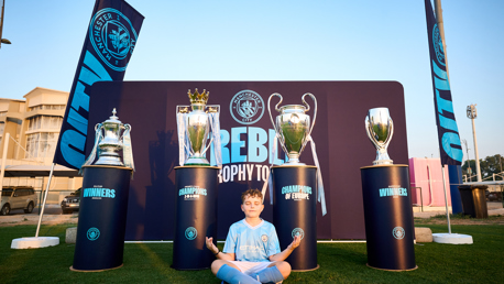Treble trophies visit City Football Schools in Abu Dhabi and Dubai