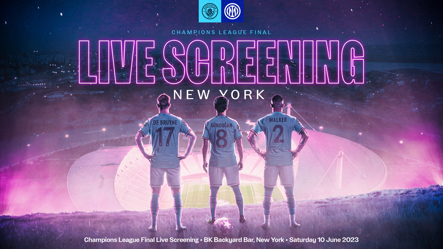 Manchester City to host Champions League final screening in New York