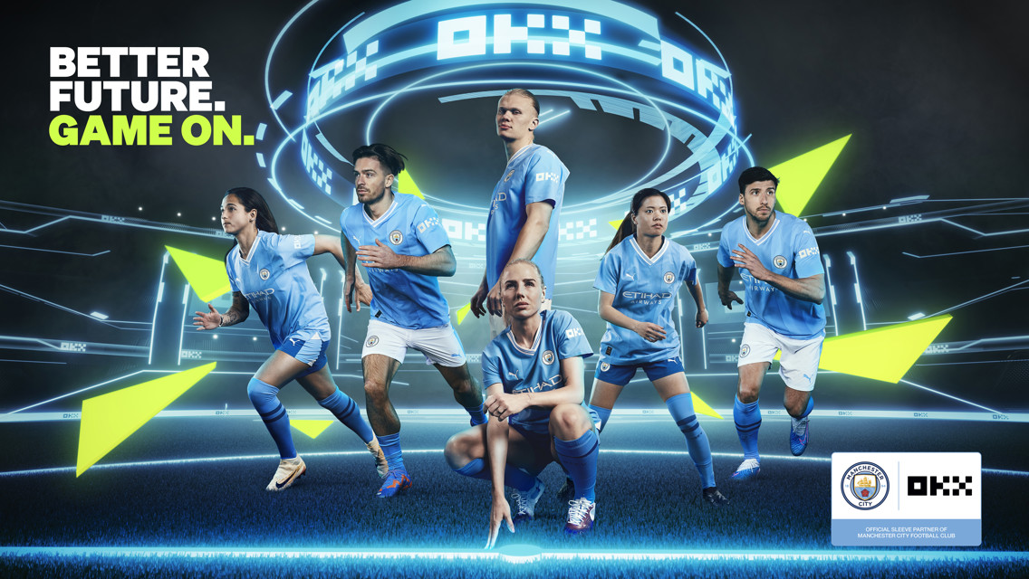 Manchester City and OKX announce new shirt sleeve partnership