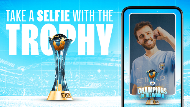 Take a selfie with the Club World Cup!