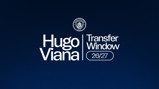 A graphic showing Hugo Viana with the 'Transfer Window 26/27' text and Manchester City logo on a dark blue background.