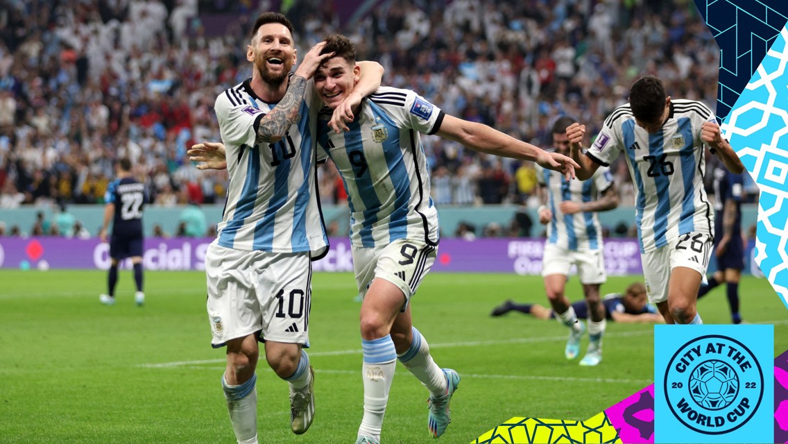 ألفاريز يسجل هدفين ويصل إلى نهائي كأس العالم مع الأرجنتين 