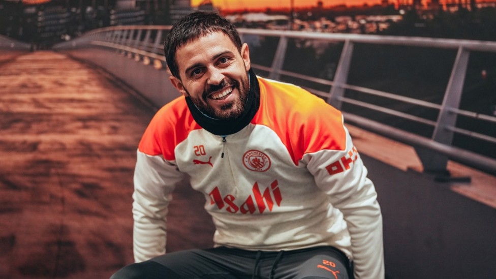 SILVA SALVO: Bernardo was in great spirits.