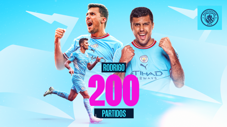 Rodrigo hace su aparición número 200 con el City