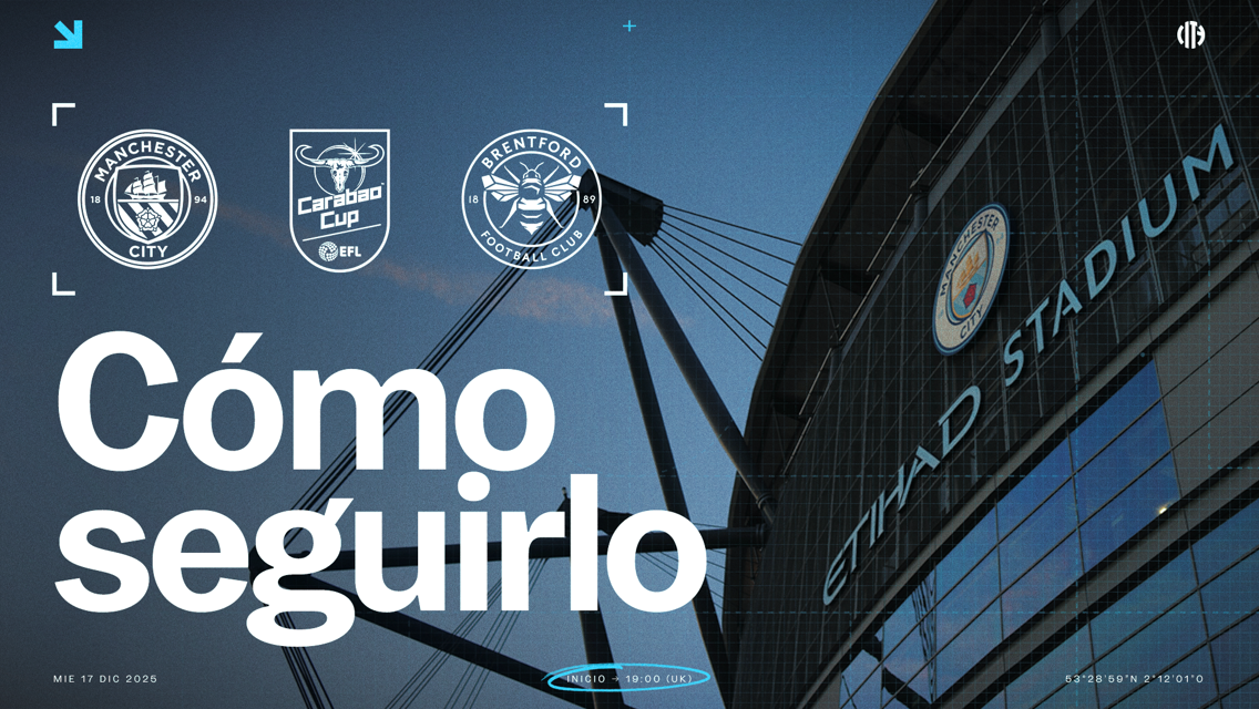 How to follow Manchester City vs Brentford Carabao Cup match at Etihad Stadium on Wednesday, December 17, 2025, starting at 19:00 (UK time).