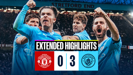 Manchester United 0-3 City: Extended highlights