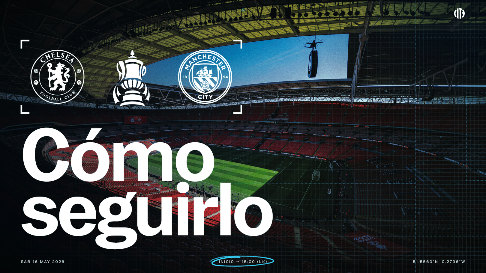 Chelsea v City: horarios y TV final FA Cup 25/26