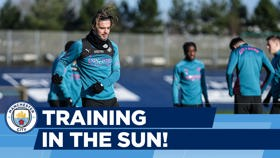 Training in the sun ahead of Saints showdown