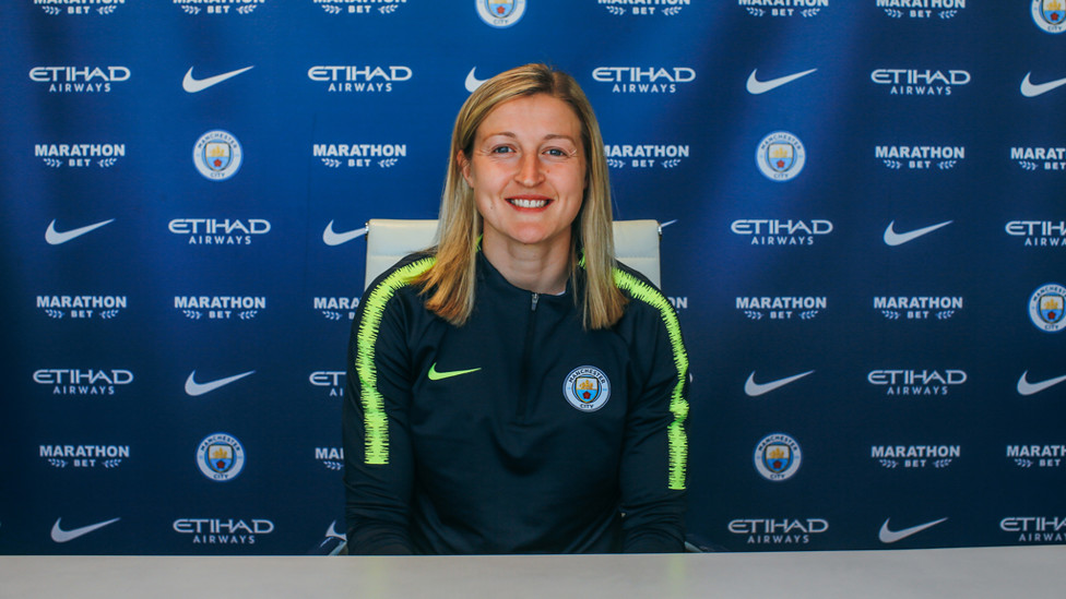 PEARLY WHITE : All smiles, having signed her deal