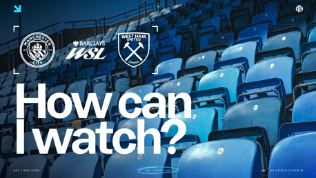 How can I watch City v West Ham on TV?