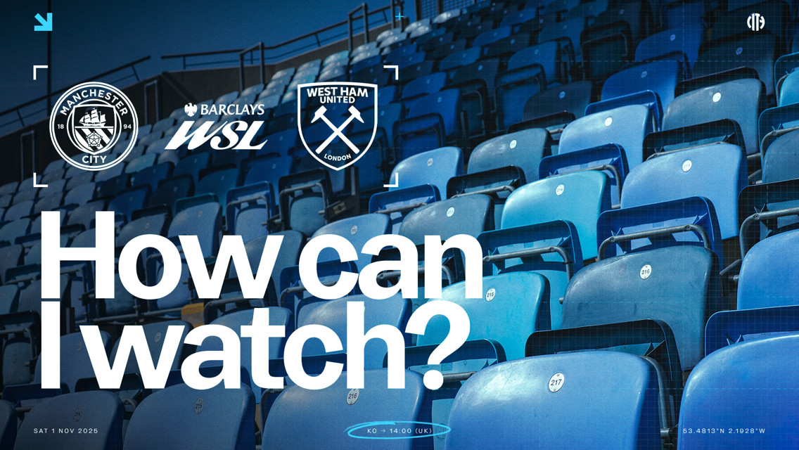 How can I watch City v West Ham on TV?