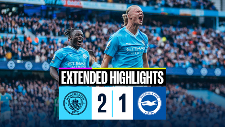 City 2-1 Brighton: Extended highlights