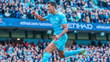 PASSION: Rodri clearly enjoyed his super strike.