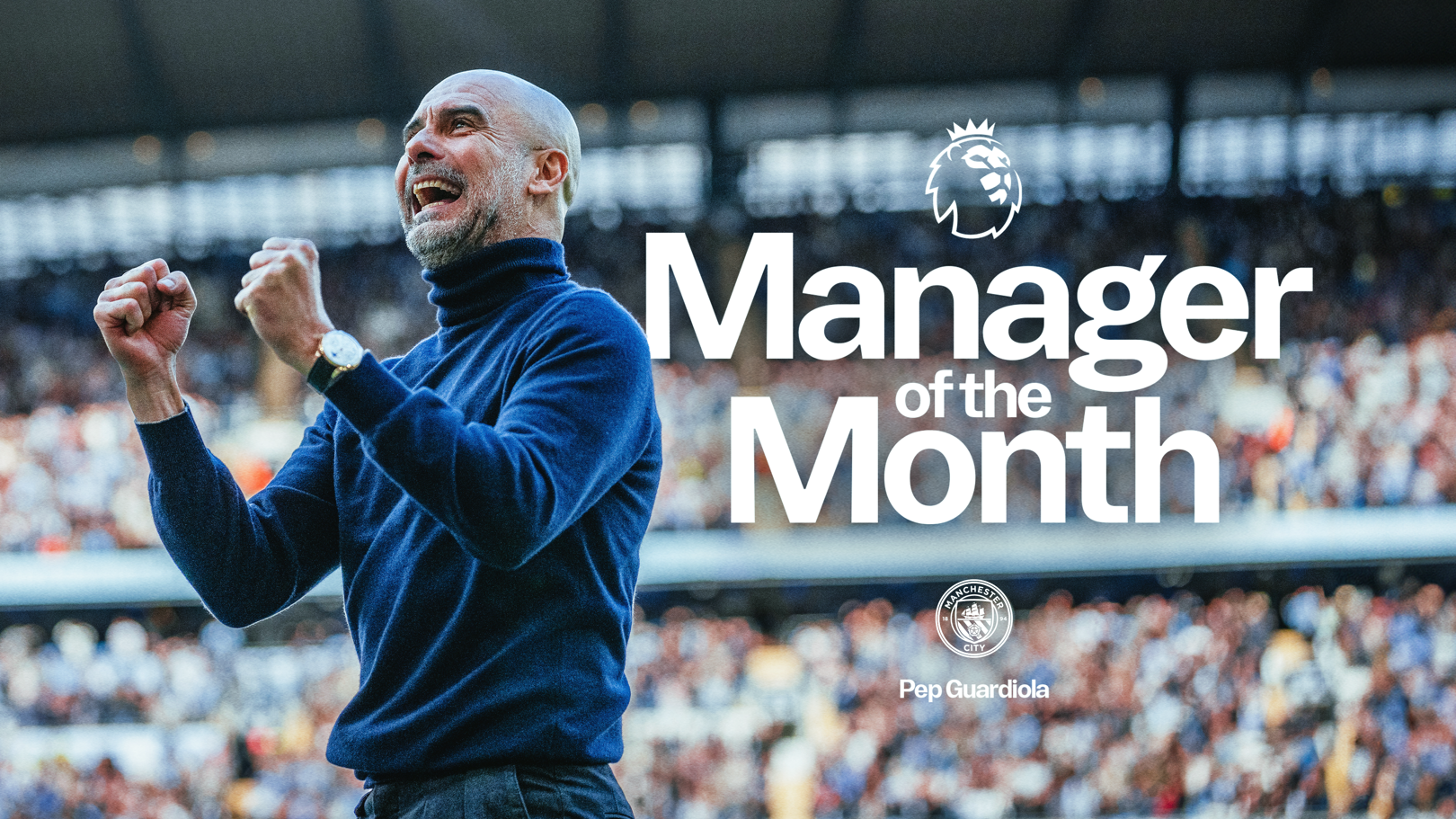 Guardiola named Premier League Manager of the Month for April