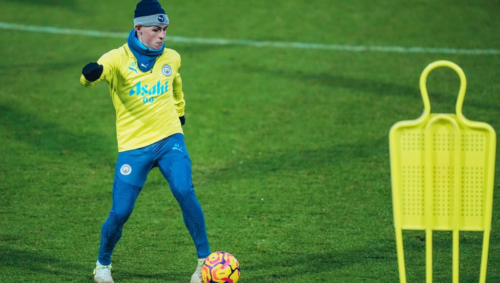 MORE PHIL: Dribbling practice for young Foden