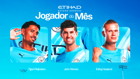 Jogador do Mês da Etihad: indicados de agosto
