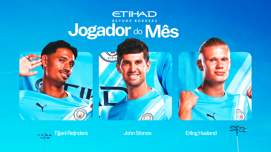 Jogador do Mês da Etihad: indicados de agosto